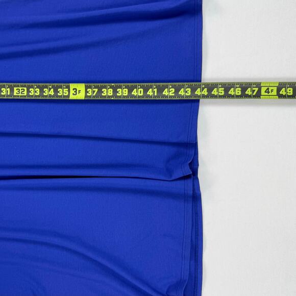 Eileen Fisher Womens Stretch Knit Keyhole Back Shift Swing Dress Small Blue - Picture 12 of 12